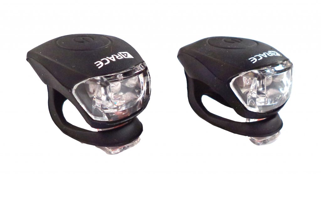 blikaÄka pÅ™ednÃ­+zadnÃ­ 4RACE LS03 silicon ÄernÃ©