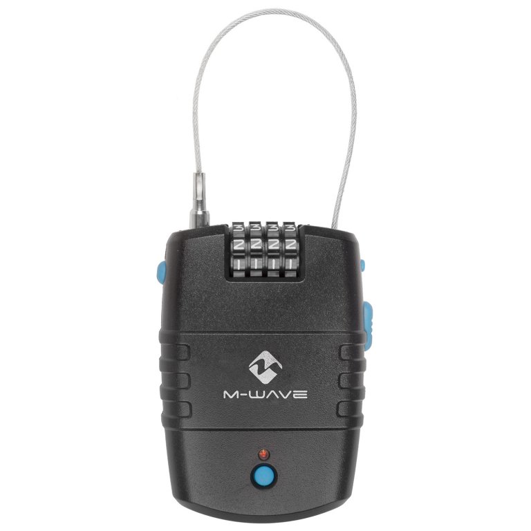 alarm-zÃ¡mek lankovÃ½ M-Wave kÃ³dovÃ½ 2x600mm