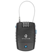 alarm-zÃ¡mek lankovÃ½ M-Wave kÃ³dovÃ½ 2x600mm