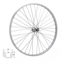 kolo zapletenÃ© 28" 622-19 pÅ™ednÃ­  36 dÄ›r stÅ™Ã­brnÃ© Union/CnSpoke