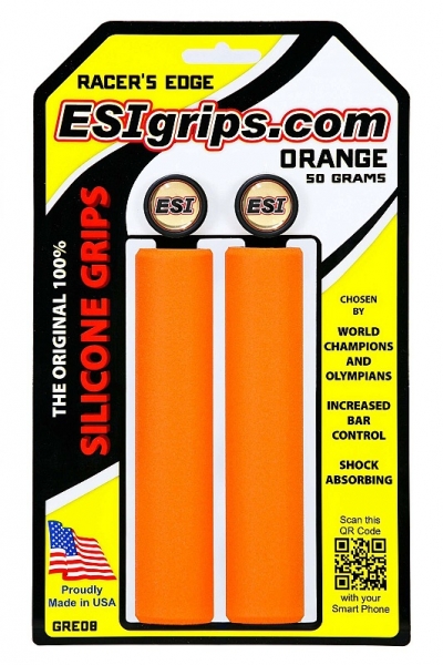 gripy ESI Racer's Edge oranÅ¾ovÃ©