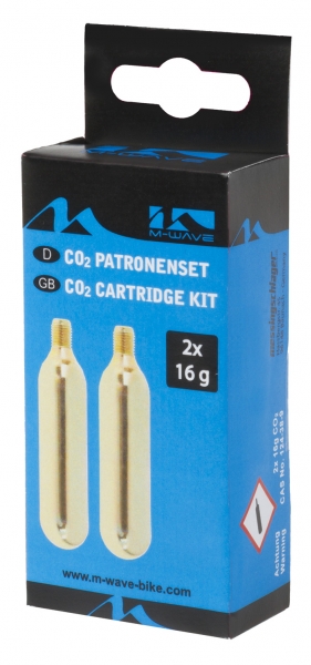 bombiÄka hustilky M-Wave CO2 16g  se zÃ¡vitem 2ks original balenÃ­
