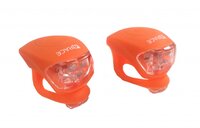 blikaÄka pÅ™ednÃ­+zadnÃ­ 4RACE LS03 silicon oranÅ¾ovÃ¡