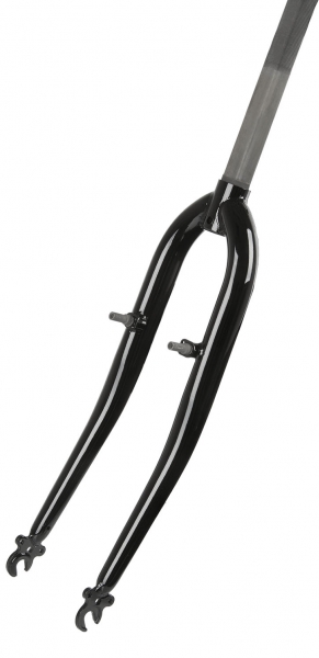 vidlice 26" 1 1/8" Fe zÃ¡vitovÃ¡ ÄernÃ¡