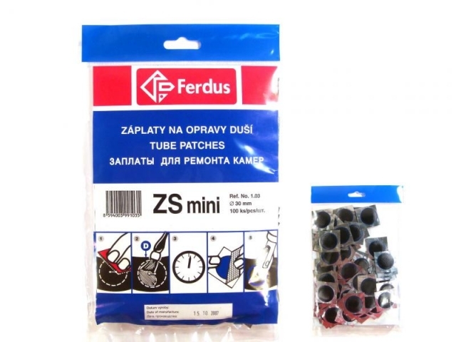 zÃ¡platy Ferdus ZS mini 30 100ks