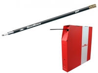 bowden SunRace OCB2P brzdovÃ½ 5mm x 50m ÄernÃ½ role