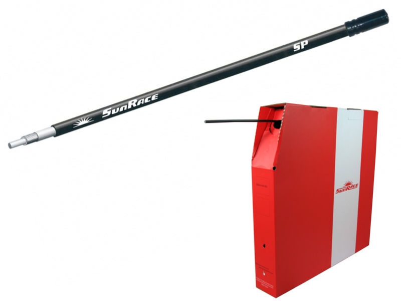 bowden SunRace OCSSP Å™adicÃ­ 4mm x 50m ÄernÃ½ role