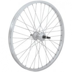 kolo zapletenÃ© 24" 507-21 zadnÃ­ 36 dÄ›r stÅ™Ã­brnÃ© CnSpoke