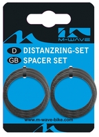 podložky AH M-Wave Al 11/8 5mm černé 6ks