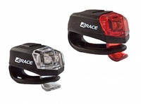 blikaÄka pÅ™ednÃ­+zadnÃ­ 4RACE LS02 silicon ÄernÃ©
