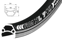 rÃ¡fek REMERX DRAGON 719 V-brake 584x19 36dÄ›r ÄernÃ½