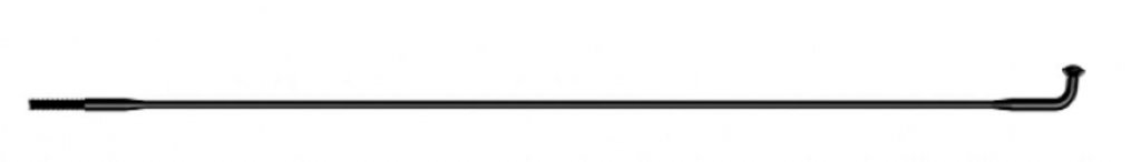 drÃ¡t nerez Remerx redukovanÃ½ 2-1,7-2 x 274mm ohnutÃ½ ÄernÃ½