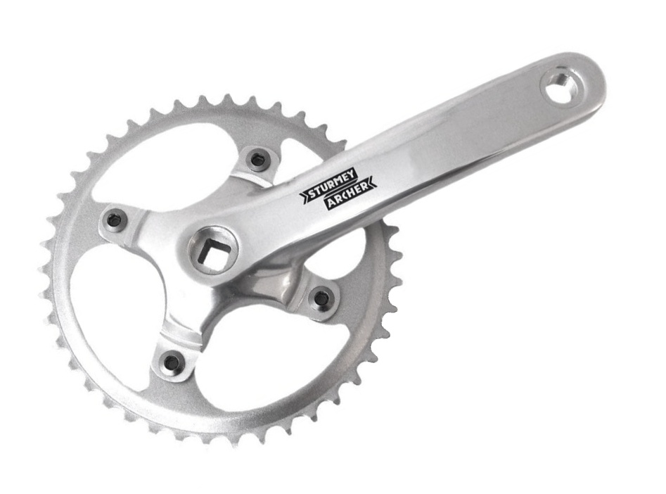 kliky Sturmey-Archer FCS720 1x 42z 170mm stříbrné bez krytu