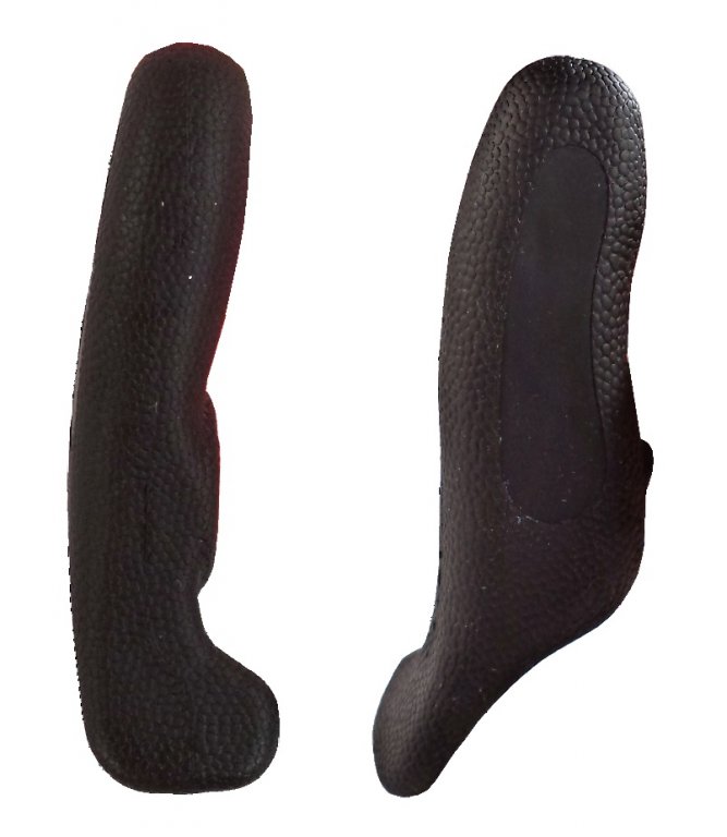 rohy 4RACE AL+guma 12cm černé