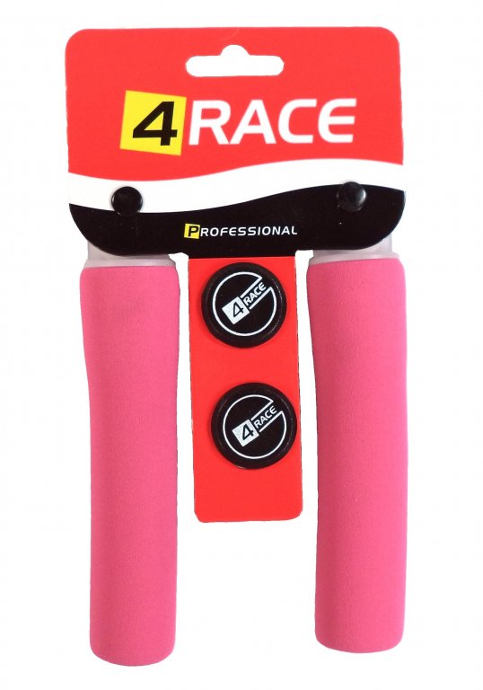gripy 4RACE pÄ›novÃ© tvrzenÃ© 130mm rÅ¯Å¾ovÃ©