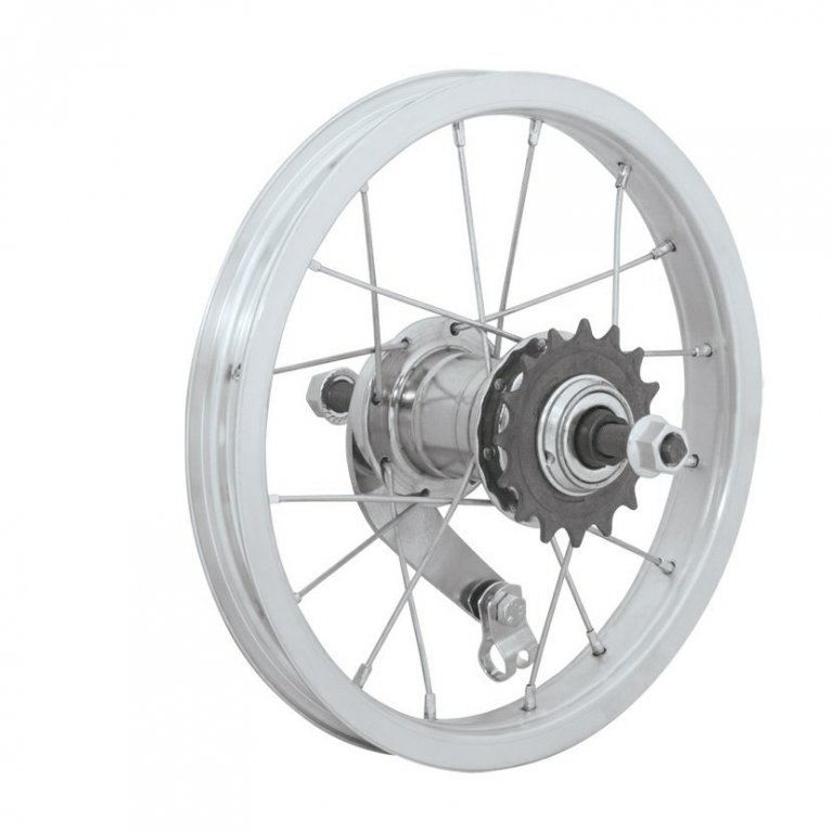 kolo zapletenÃ© s torpÃ©dem Velosteel 16" 305-21 zadnÃ­ 16 dÄ›r stÅ™Ã­brnÃ©