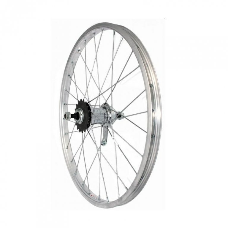 kolo zapletenÃ© s torpÃ©dem Velosteel 26" 590-21 zadnÃ­ 36 dÄ›r stÅ™Ã­brnÃ©