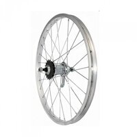 kolo zapletenÃ© s torpÃ©dem Velosteel 26" 559-21 zadnÃ­ 36 dÄ›r stÅ™Ã­brnÃ©