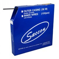 bowden brzdovÃ½ 5mm 2P 50m Saccon ÄernÃ½ box