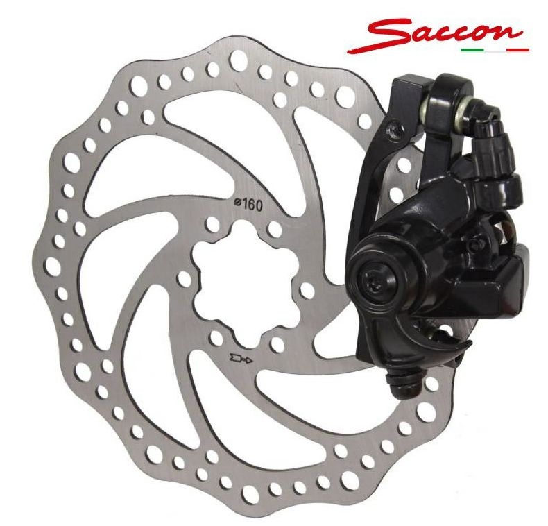 brzda kotouÄovÃ¡ Saccon zadnÃ­ mechanickÃ¡ s kotouÄem 160mm