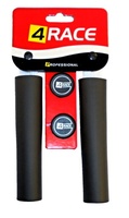 gripy 4RACE tvrzenÃ© pÄ›novÃ© NBR 136mm kulatÃ© ÄernÃ©