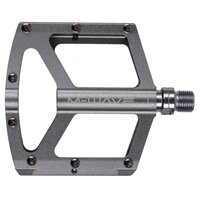 pedÃ¡ly M-Wave FLAT standard zÃ¡vit 9/16"  titanovÄ› Å¡edÃ©