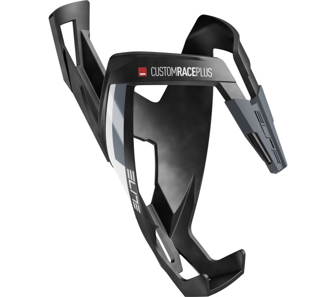 koÅ¡Ã­k ELITE Custom Race Plus Black Mat 20, bÃ­lÃ½ graphic