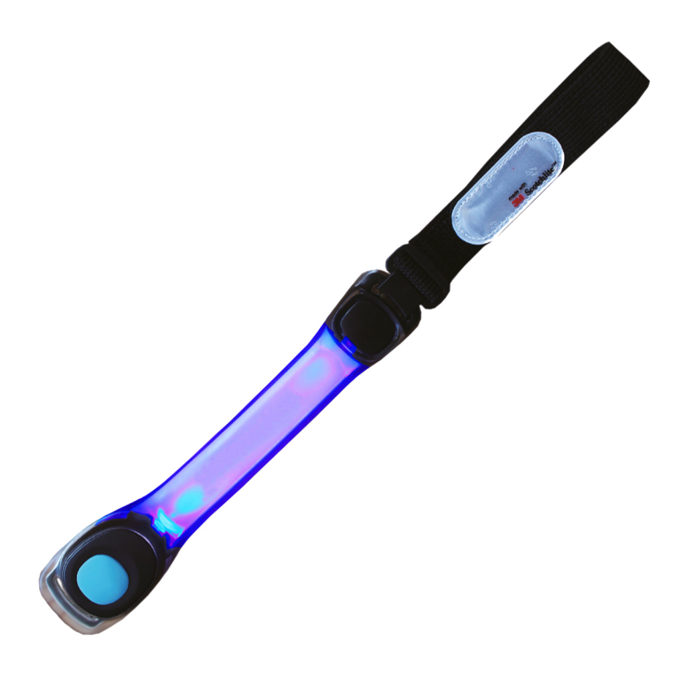 pÃ¡ska na ruku s LED svÄ›tlem modrÃ¡