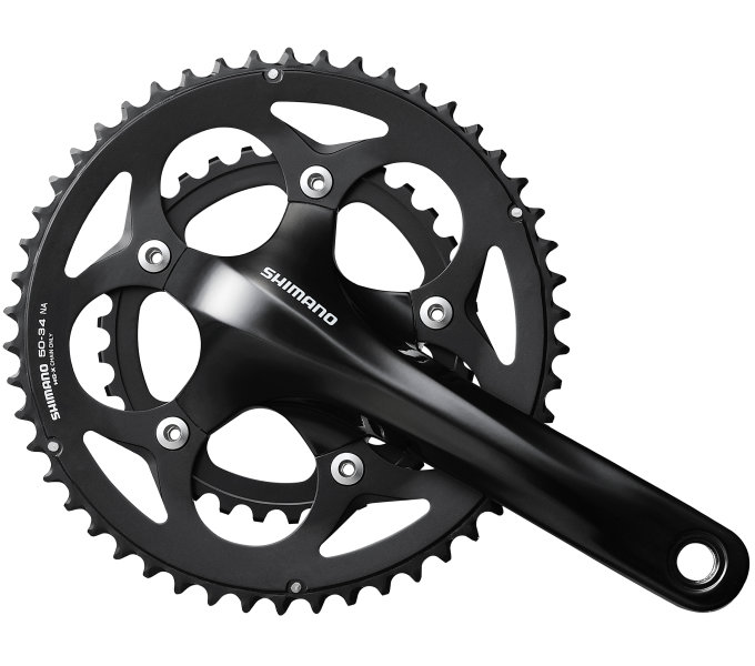 kliky Shimano Tiagra FC-RS400 2x10 50/34z 170mm ÄernÃ© original balenÃ­