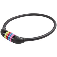 zÃ¡mek  M-Wave 12x650mm kÃ³dovÃ½ Security silicon ÄernÃ½