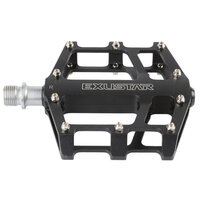 pedály BMX FLAT EXUSTAR standard závit 9/16"  černé