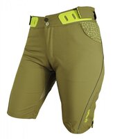 kalhoty krátké dámské HAVEN SINGLETRAIL WMS khaki s cyklovložkou