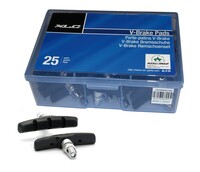 špalíky XLC BS-V01 V-Brake černé, sada 25 párů