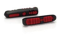 špalíky-gumičky XLC BS-X04 černo/červené 55mm 2páry