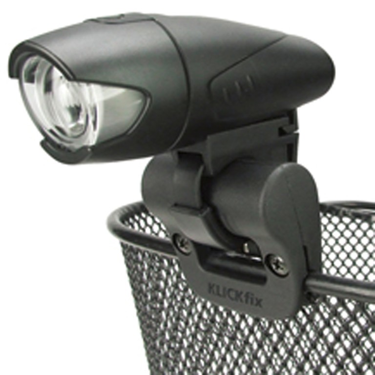 držák světla KlickFix Light Clip pro koše černý