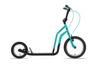 koloběžka GALAXY Zenit 16"+12" tyrkysovo/černá