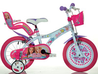 kolo 14" Dino BARBIE bílo/růžové