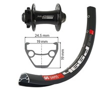kolo zapletené 29‘‘ XLC DT Swiss D466 622-19 přední 32 děr Niro 15mm osa