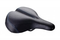 sedlo BBB MTB ComfortPlus relaxed kožené černé