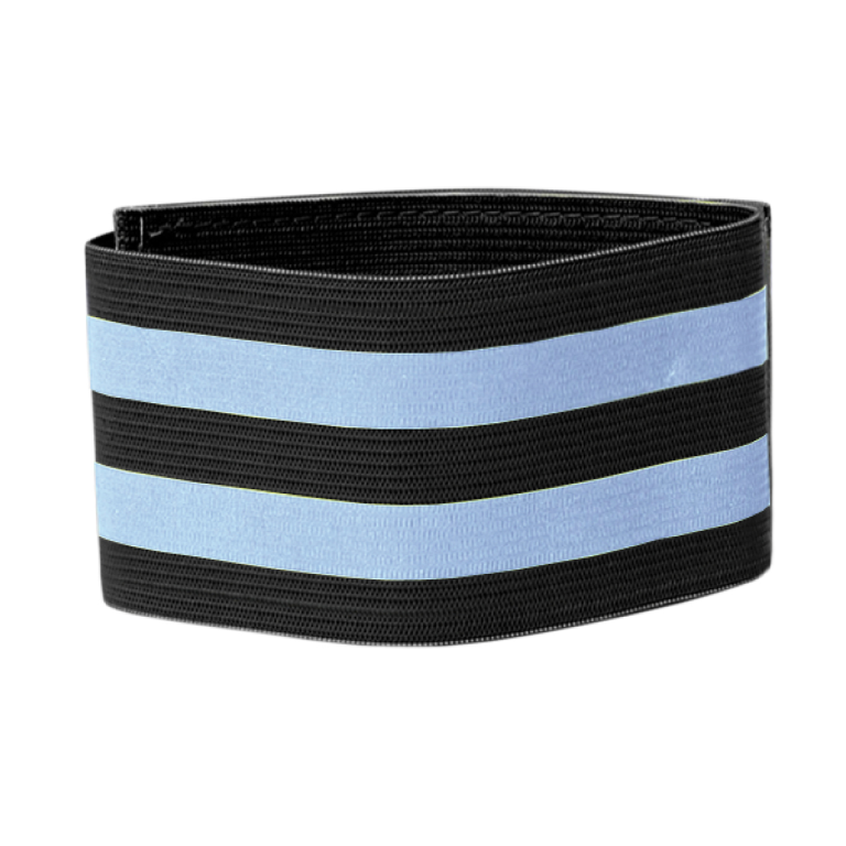 páska reflexní elastická na suchý zip černá