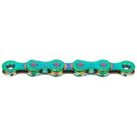 řetěz KMC X12 WAXED aurora green 126čl. BOX