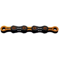 řetěz KMC DLC11 WAXED černo-oranžový 118čl. BOX