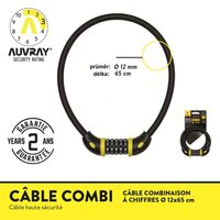 zámek Auvray Combi 12x650mm kódový