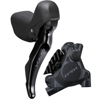 brzda Shimano GRX BR-RX410 zadní komplet s řazením flat mount+chladič original