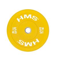 Barevný bumper kotouč HMS CBR 15 kg