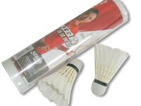 Míček badminton peří DHS 402A-sada6ks