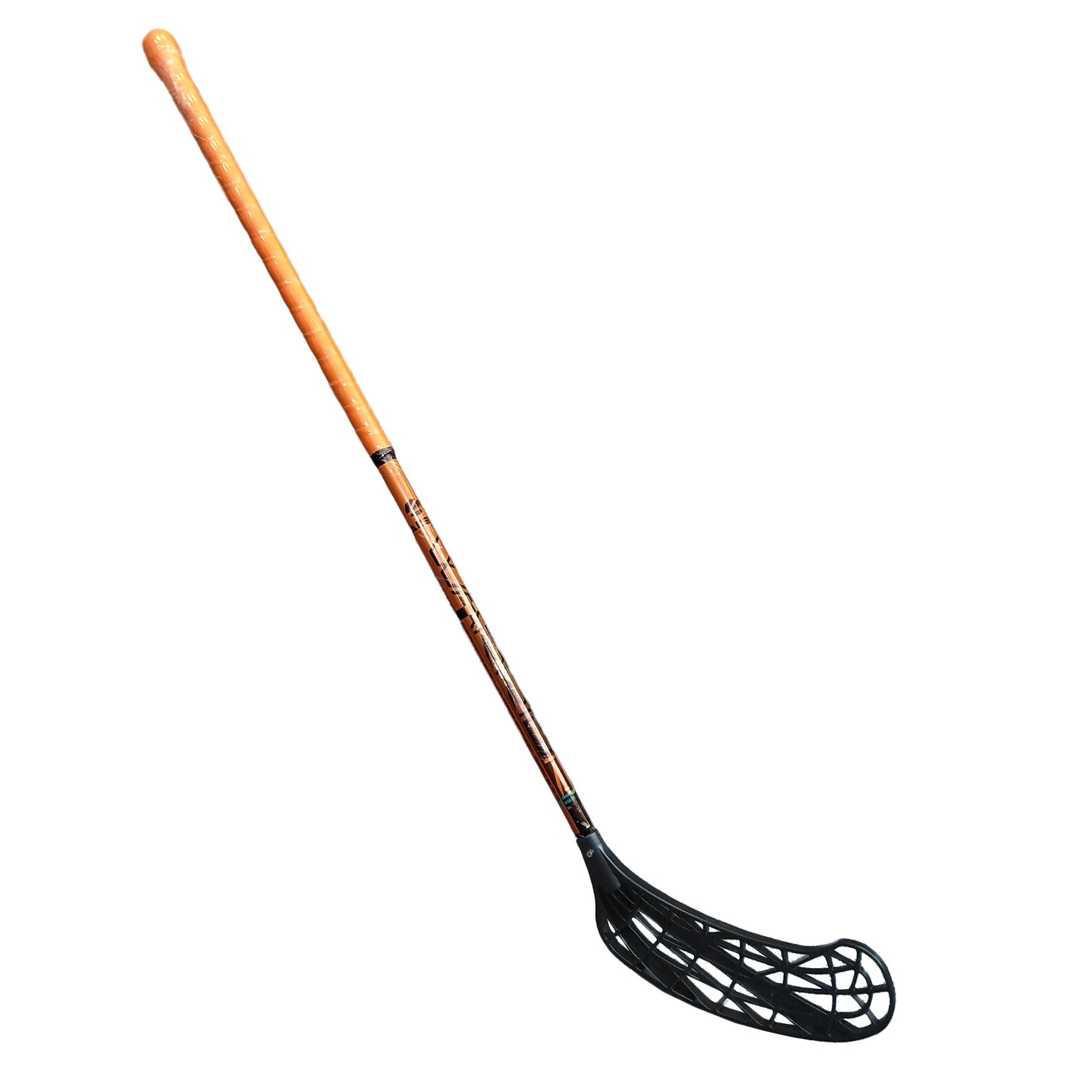 Florbal hůl WARRIOR IFF UNIHOC délka 95 cm - oranžová - levá