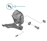 přesmykač - krytka kabelu pro SH FDR9250, FDR8150