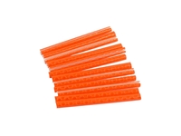 světlo - trubička reflexní - 12ks, oranžová