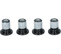 šrouby do převodníků SHIMANO, 4ks černé pro 1-převodník